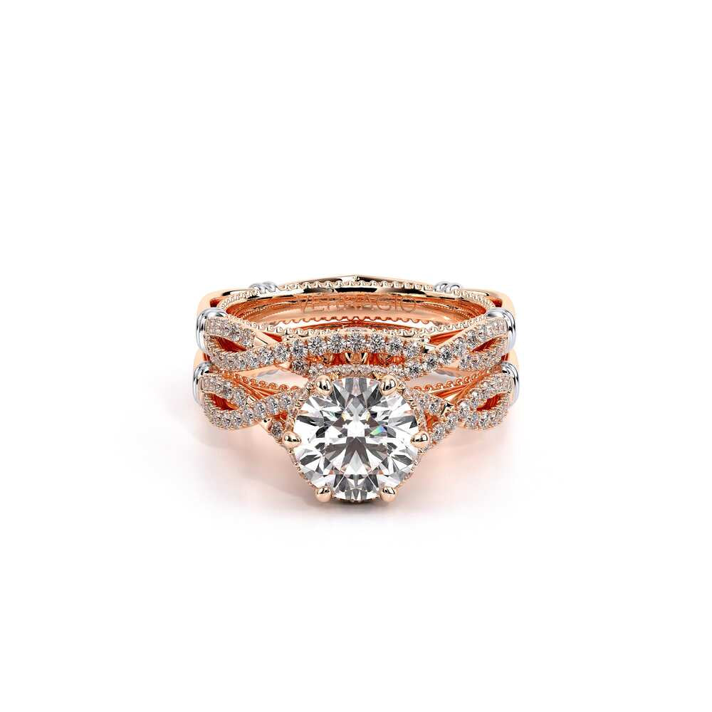 Parisian-153r-14k Rose Gold Round