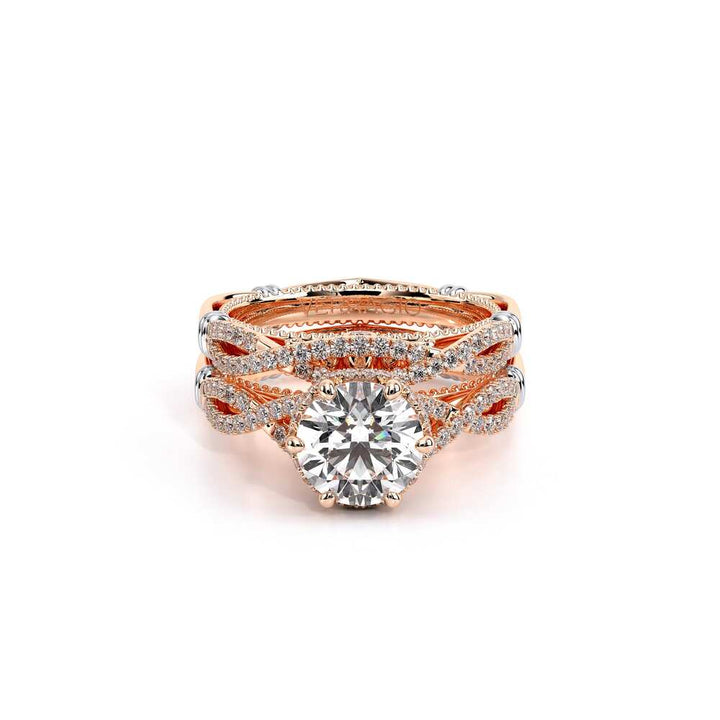 Parisian-153r-18k Rose Gold Round