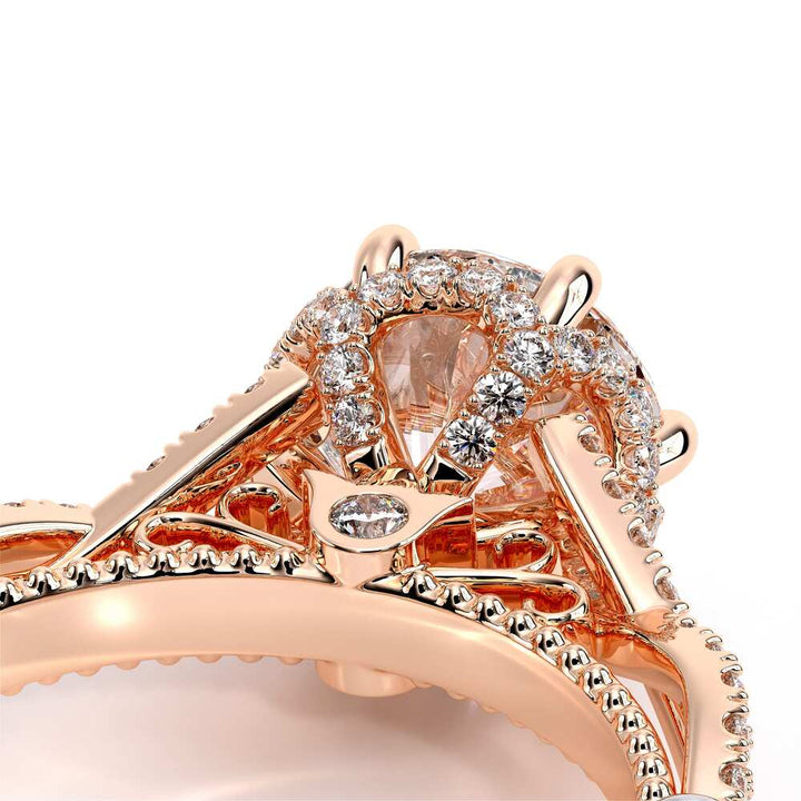 Parisian-153r-18k Rose Gold Round
