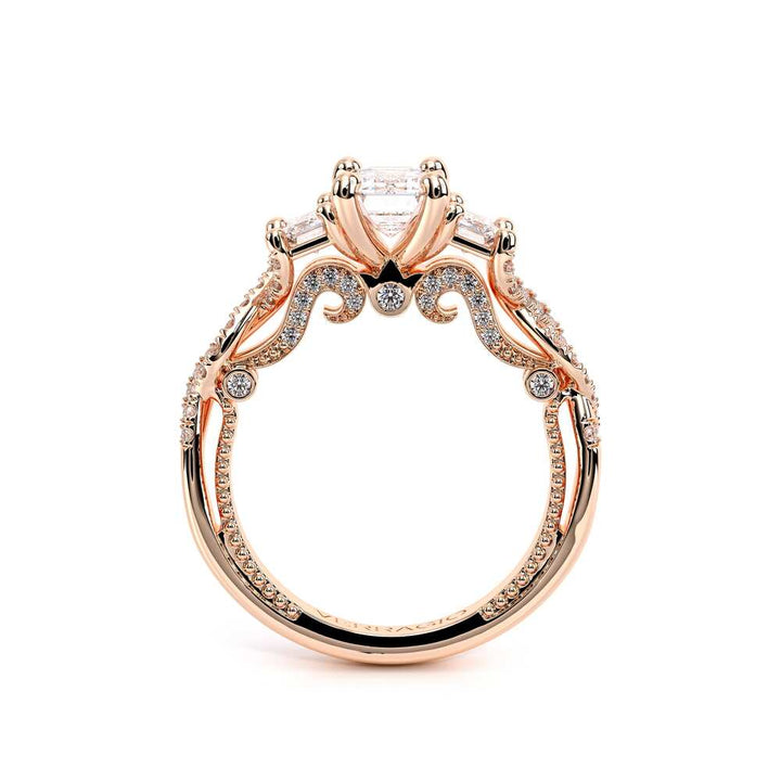 Insignia-7074em-18k Rose Gold Emerald