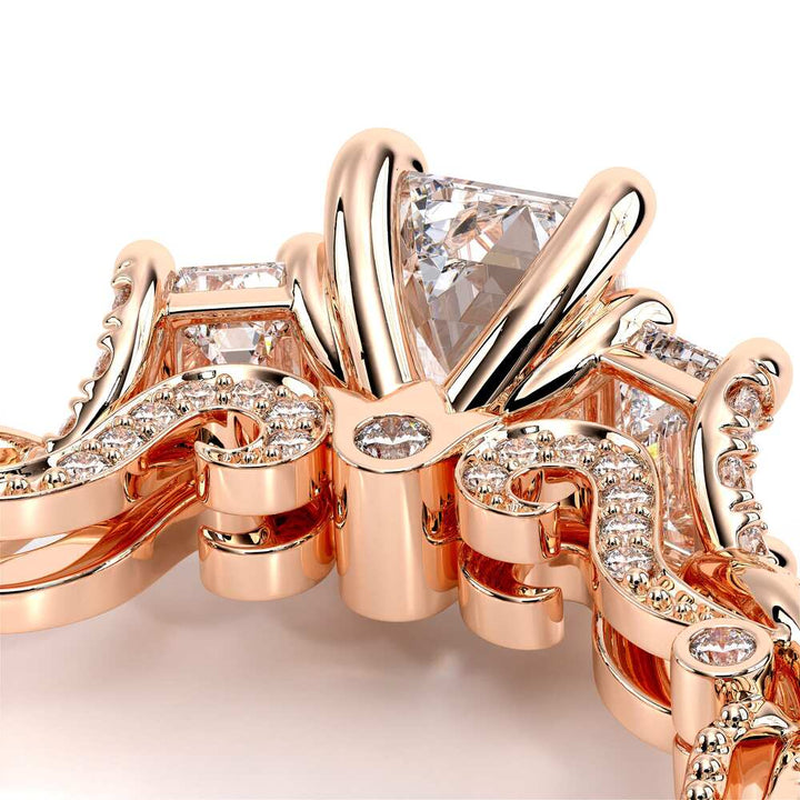 Insignia-7074em-18k Rose Gold Emerald