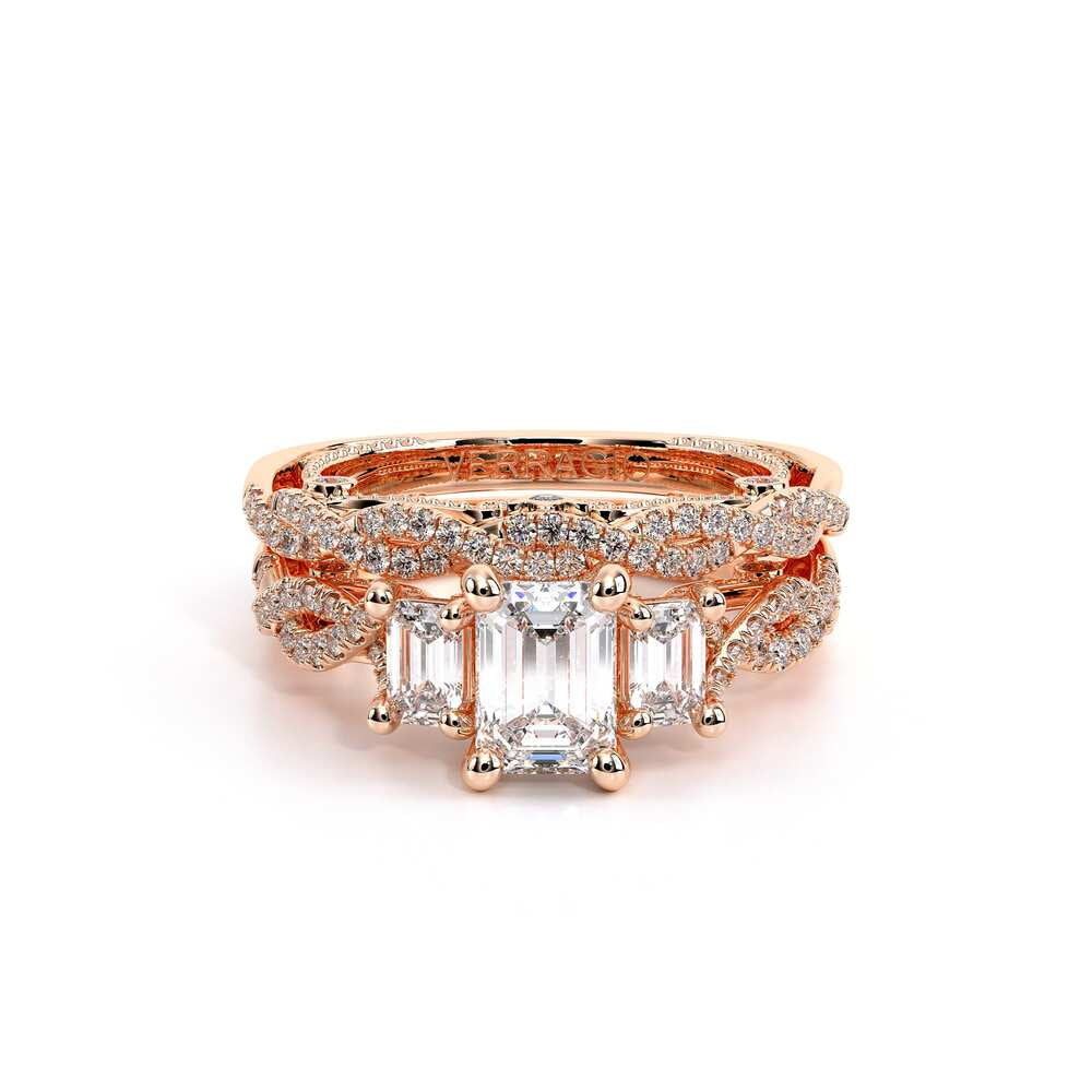 Insignia-7074em-18k Rose Gold Emerald