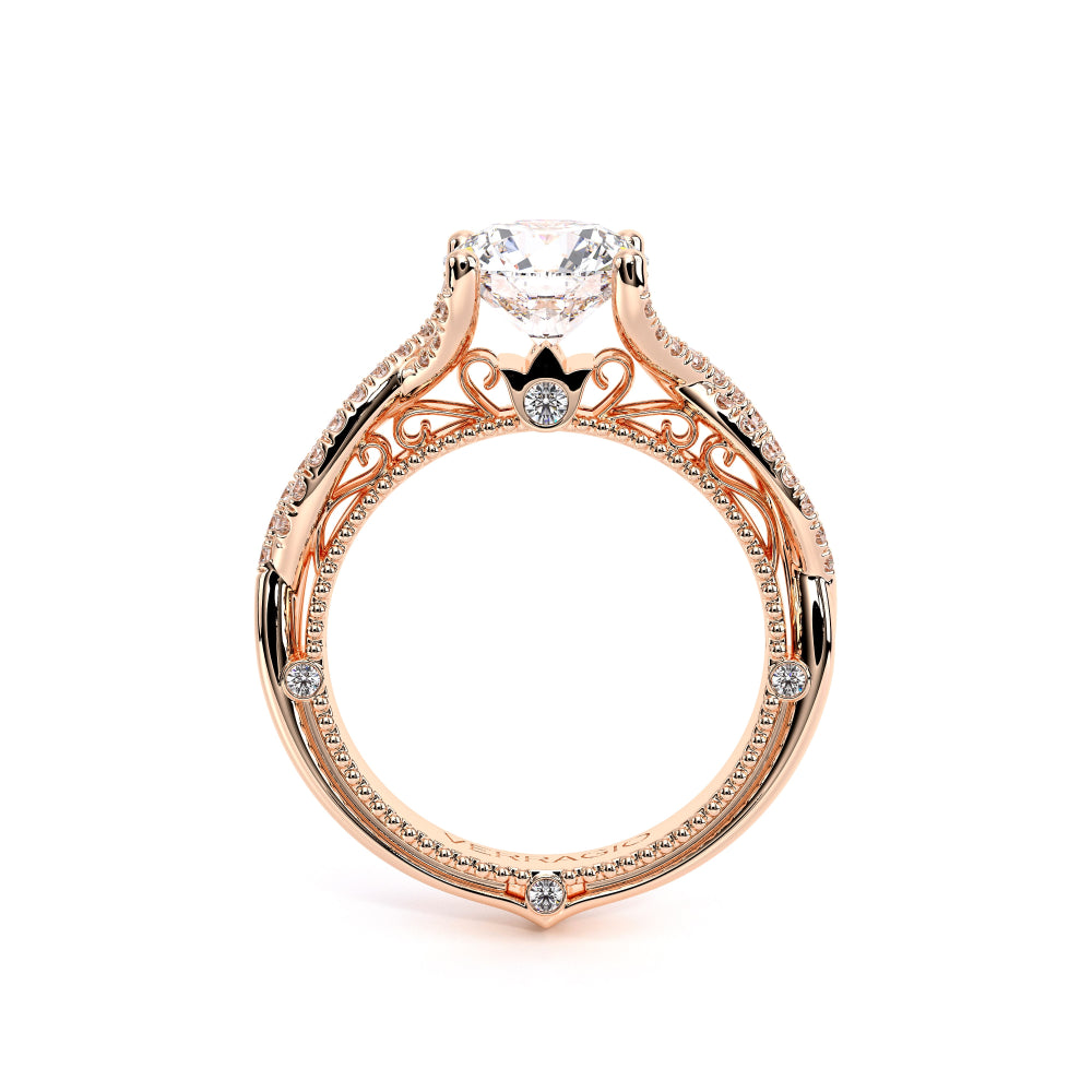 Venetian-5003r-14k Rose Gold Round