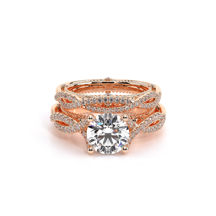 Venetian-5003r-14k Rose Gold Round