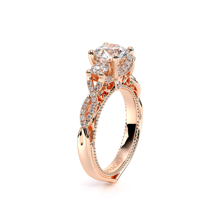 Venetian-5079r-14k Rose Gold Round
