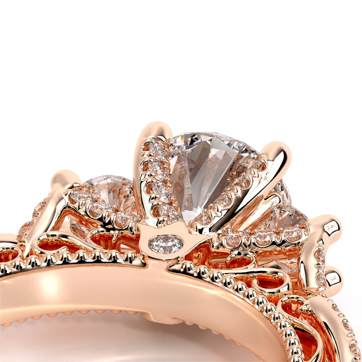 Venetian-5079r-18k Rose Gold Round