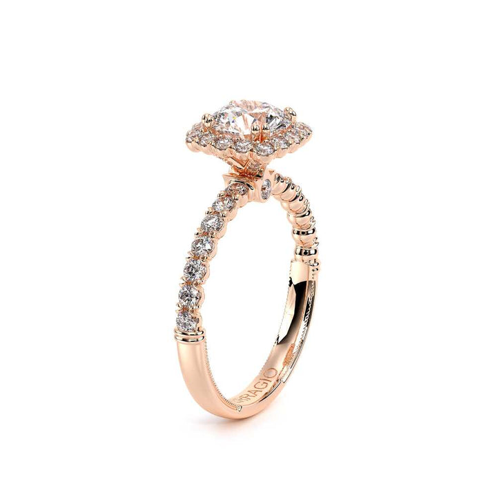 Renaissance-954CU18-18K Rose Gold Cushion