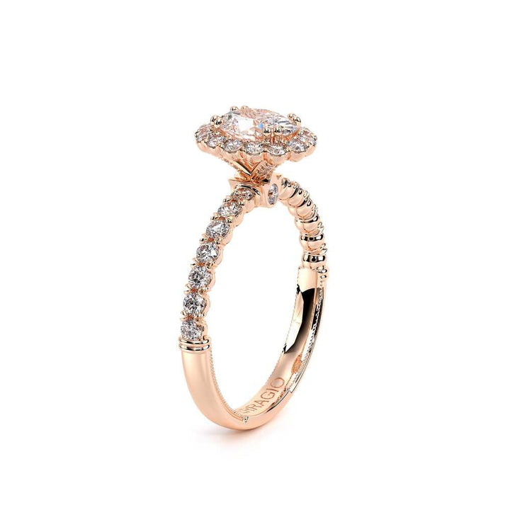 Renaissance-954OV18-18K Rose Gold Oval