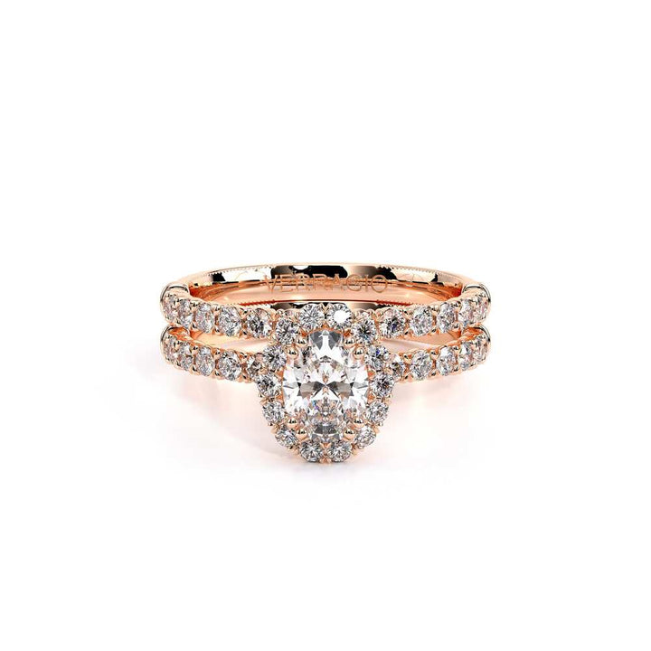 Renaissance-954OV18-18K Rose Gold Oval