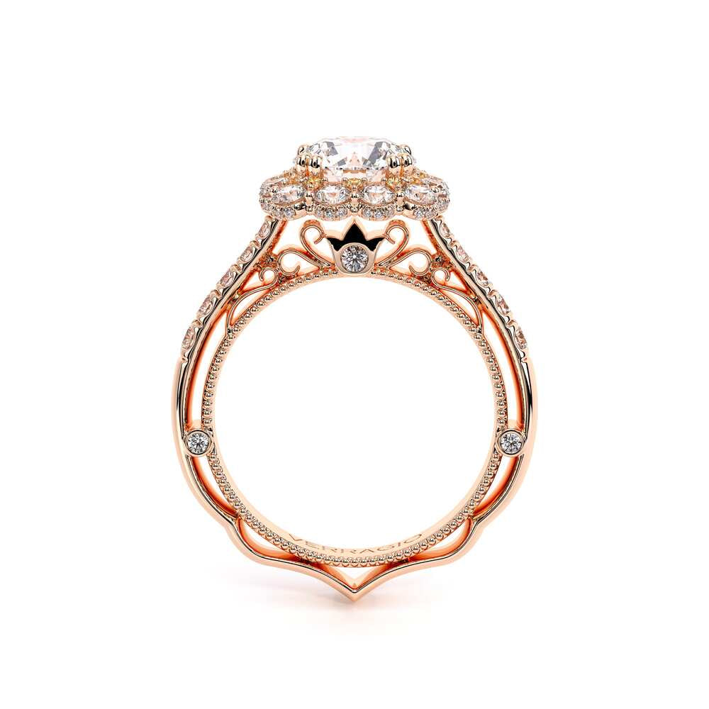 Venetian-5080cu-14k Rose Gold Cushion