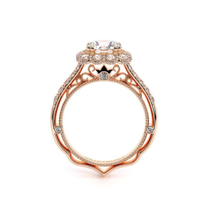 Venetian-5080cu-14k Rose Gold Cushion