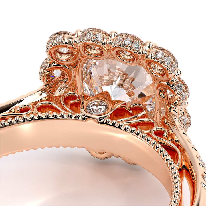 Venetian-5080cu-14k Rose Gold Cushion