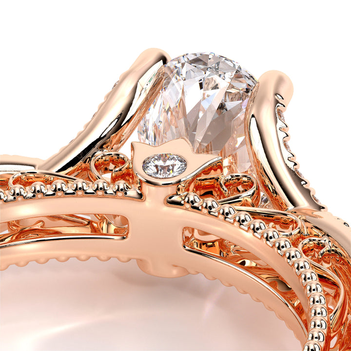 Venetian-5003ov-14k Rose Gold Oval