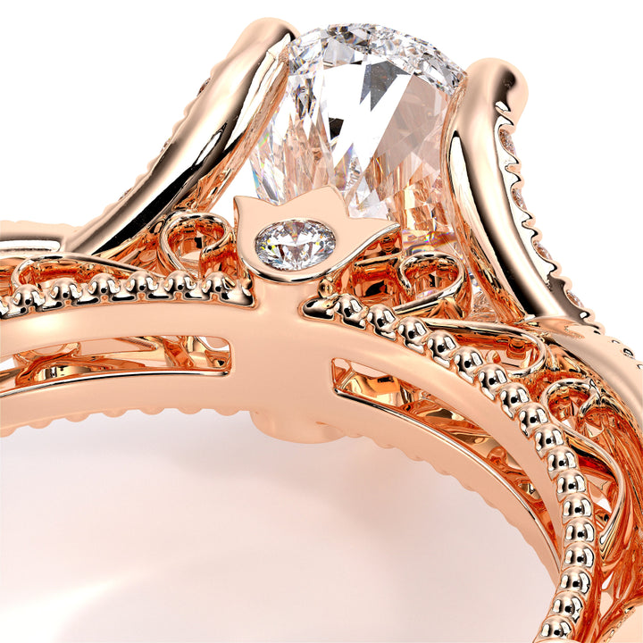 Venetian-5003pear-14k Rose Gold Pear