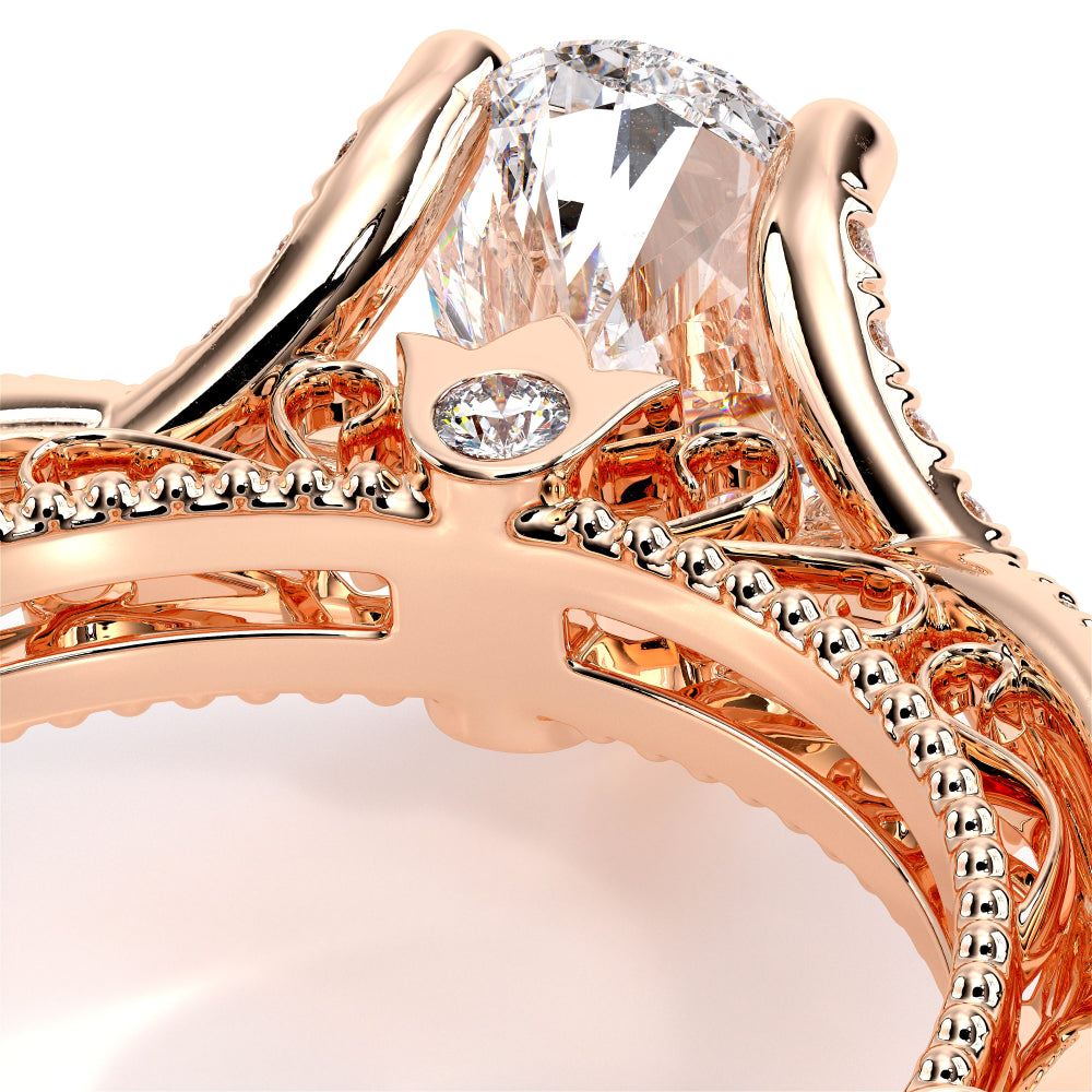 Venetian-5003pear-18k Rose Gold Pear