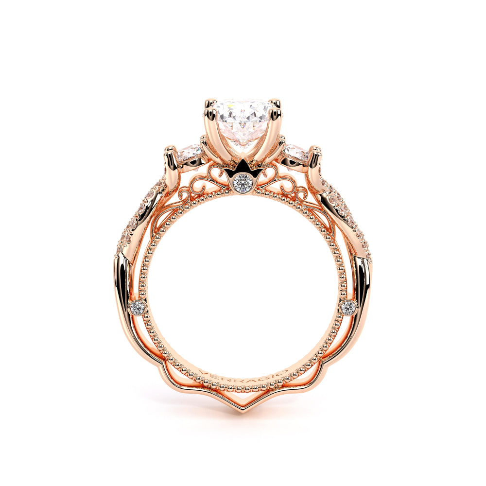 Venetian-5013ov-18k Rose Gold Oval