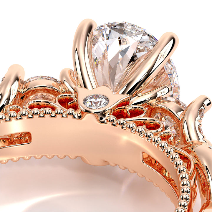 Venetian-5013ov-18k Rose Gold Oval