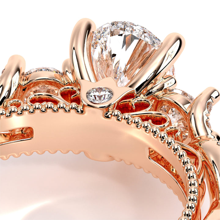 Venetian-5013pear-14k Rose Gold Pear