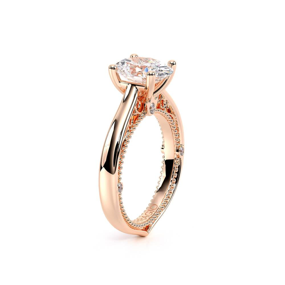 Venetian-5047ov-14k Rose Gold Oval