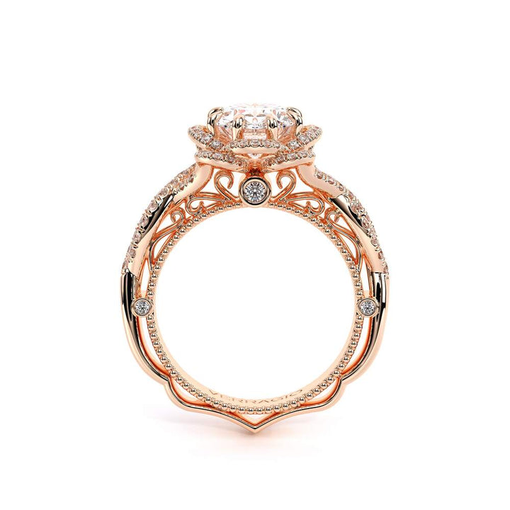 Venetian-5051ov-18k Rose Gold Oval