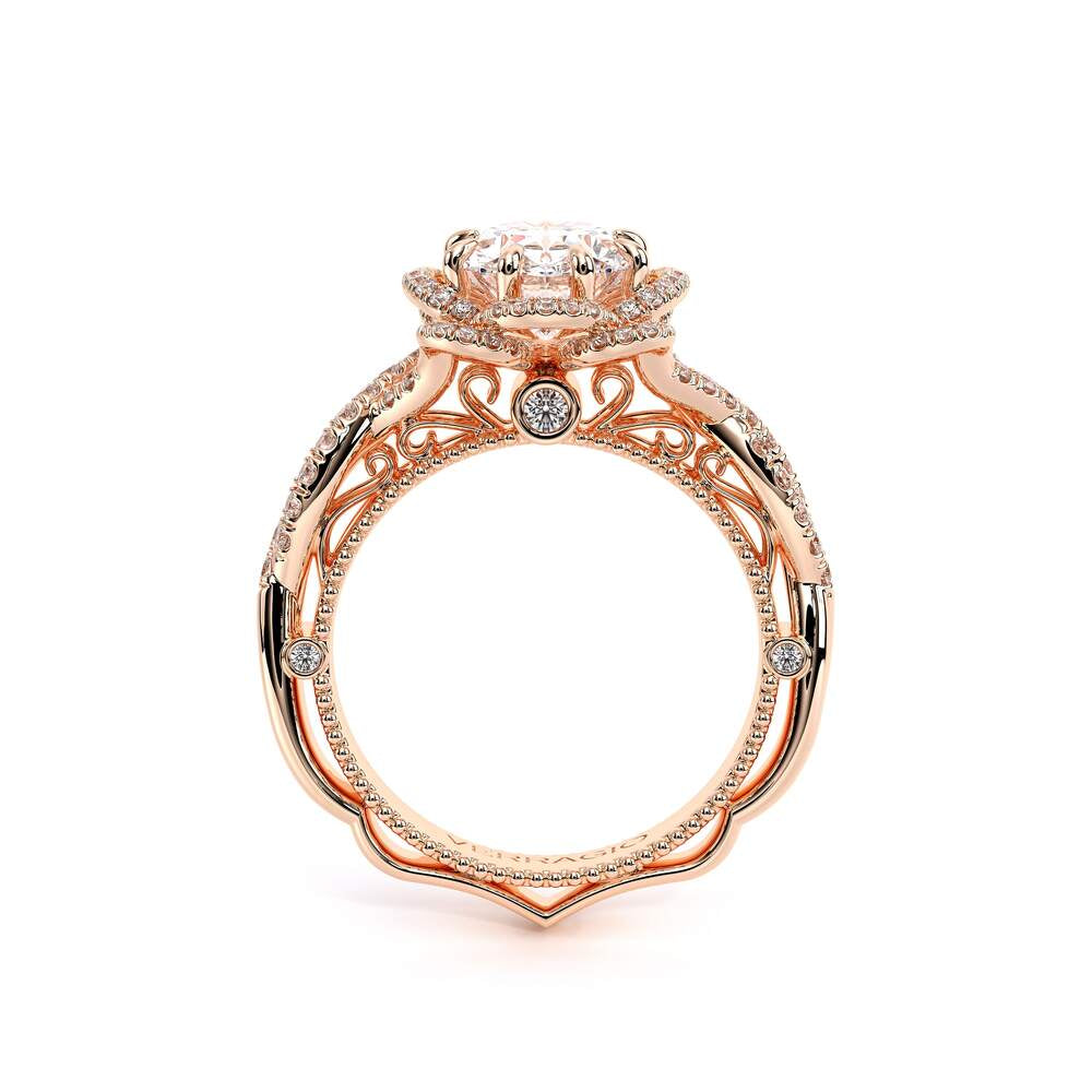 Venetian-5051ov-14k Rose Gold Oval