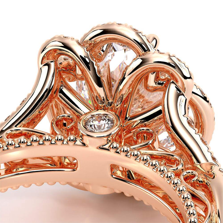 Venetian-5051ov-14k Rose Gold Oval
