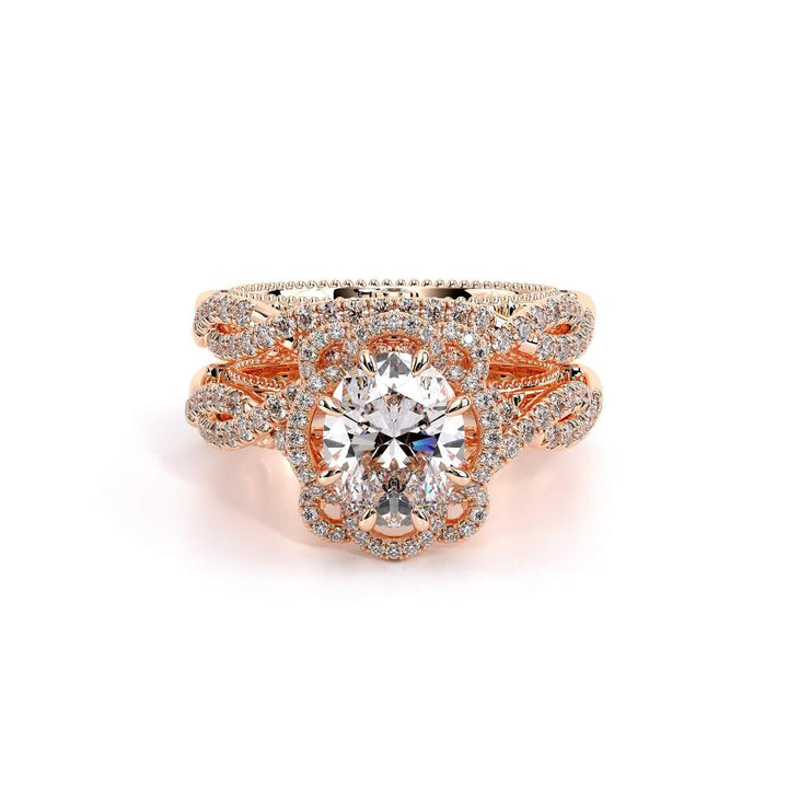 Venetian-5051ov-18k Rose Gold Oval