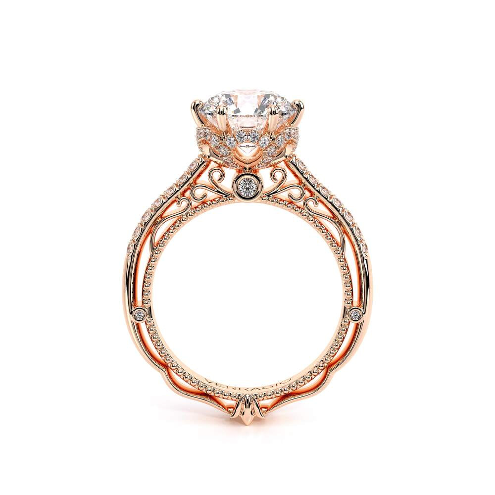 Venetian-5052r-14k Rose Gold Round