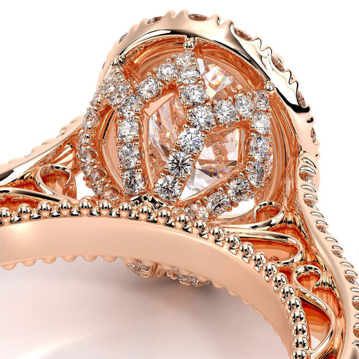 Venetian-5061ov-14k Rose Gold Oval