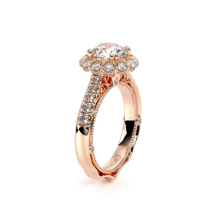 Venetian-5080r-14k Rose Gold Round