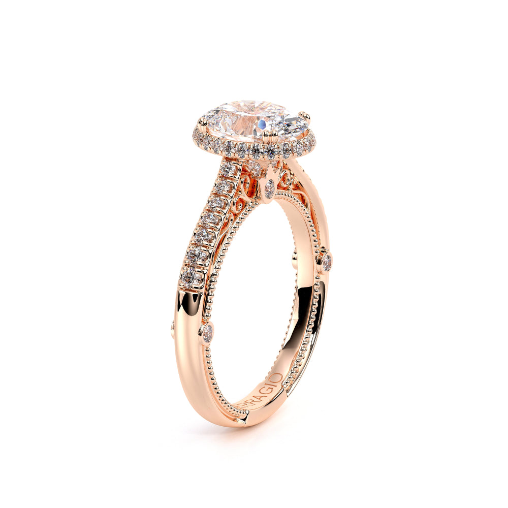 Venetian-5081ov-14k Rose Gold Oval