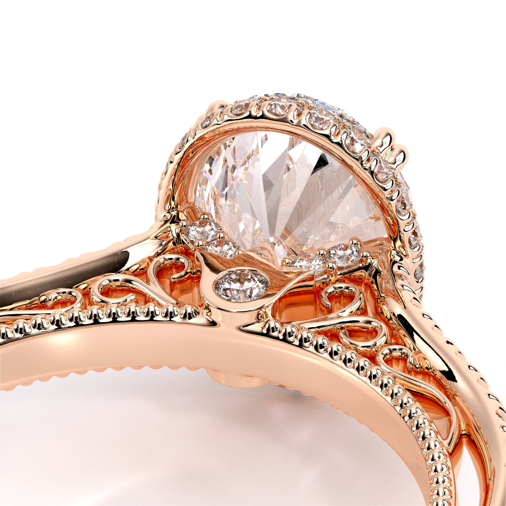 Venetian-5081ov-14k Rose Gold Oval