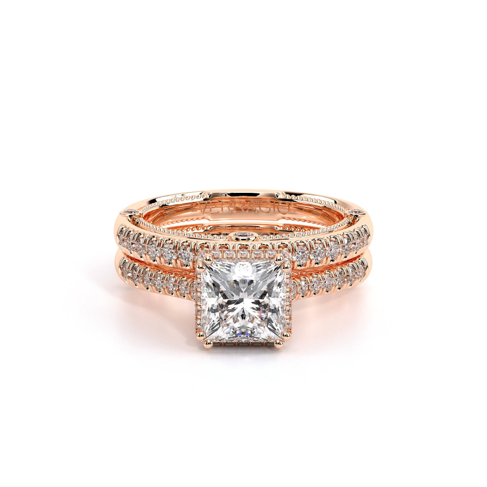 Venetian-5081p-14k Rose Gold Princess
