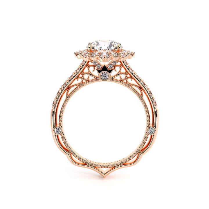 Venetian-5083r-14k Rose Gold Round
