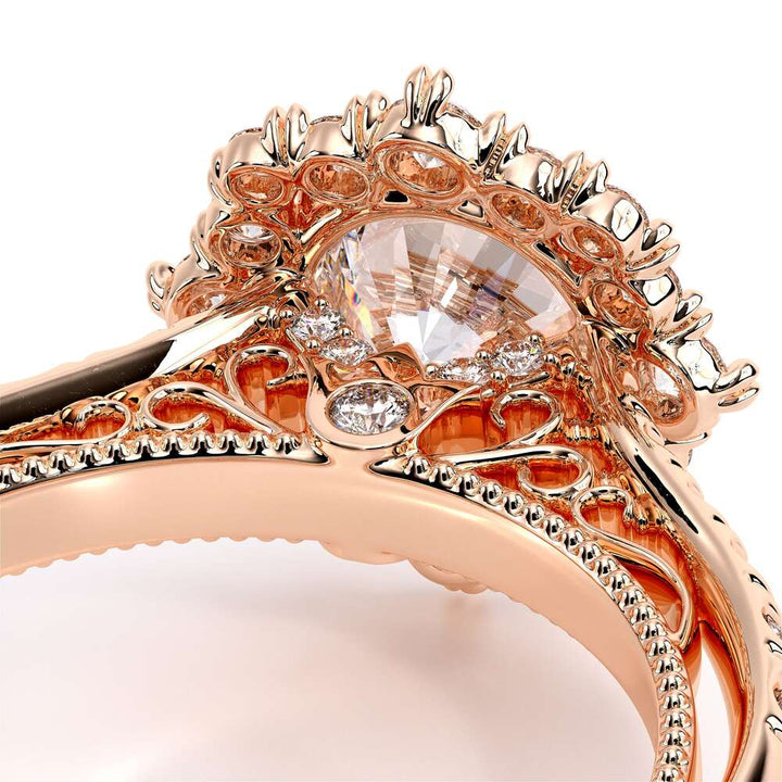 Venetian-5083r-14k Rose Gold Round