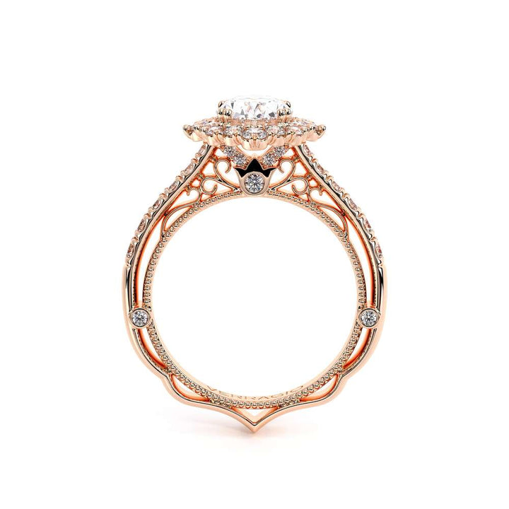 Venetian-5083ov-14k Rose Gold Oval