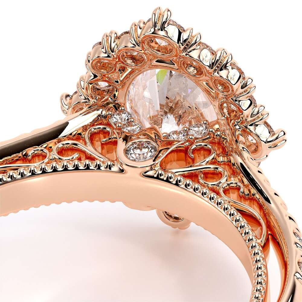 Venetian-5083ov-14k Rose Gold Oval