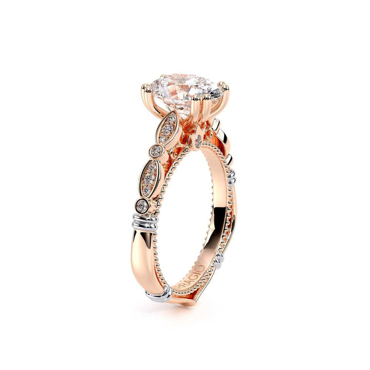 Parisian-100ov-14k Rose Gold Oval