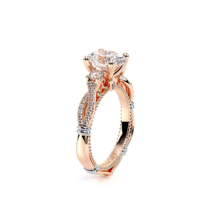 Parisian-129ov-18k Rose Gold Oval