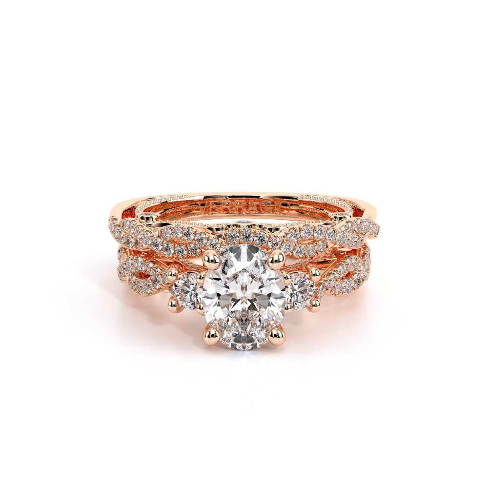 Insignia-7074ov-18k Rose Gold Oval