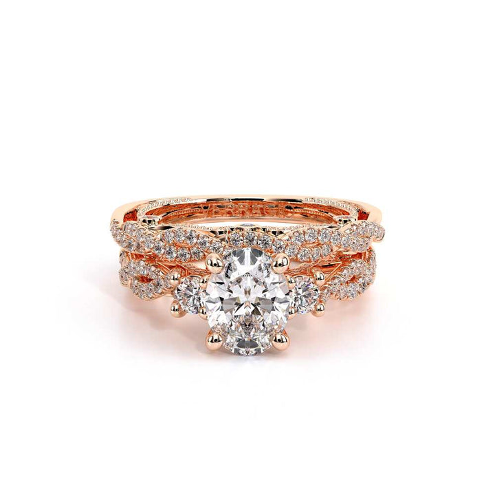 Insignia-7074ov-18k Rose Gold Oval