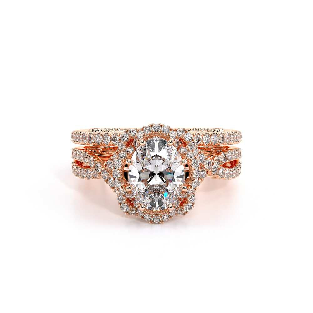 Insignia-7087ov-18k Rose Gold Oval