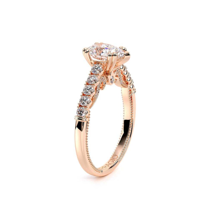 Insignia-7097pear-18k Rose Gold Pear