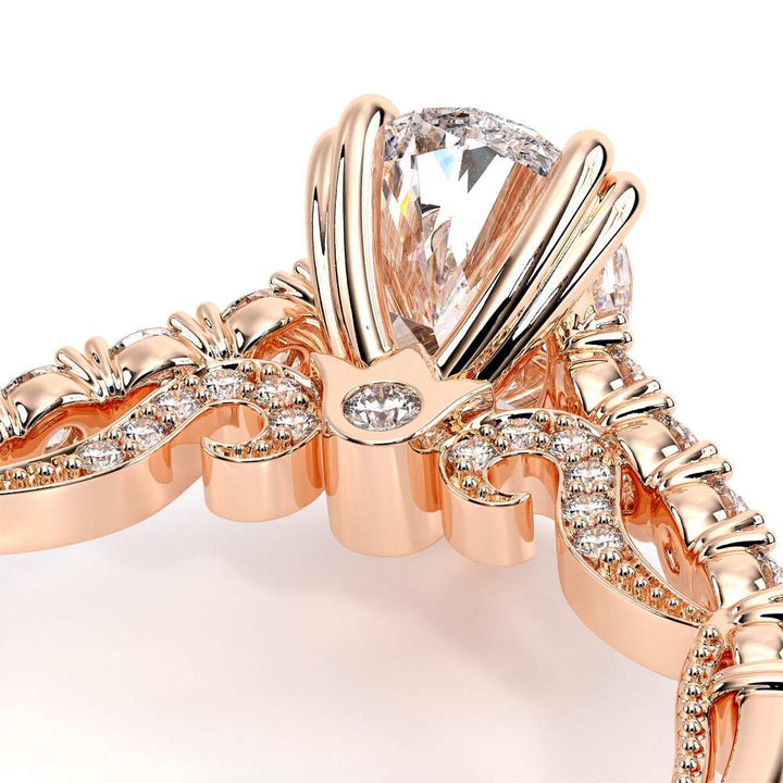Insignia-7097pear-18k Rose Gold Pear