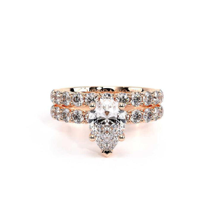 Renaissance-950PEAR27-18K Rose Gold Pear