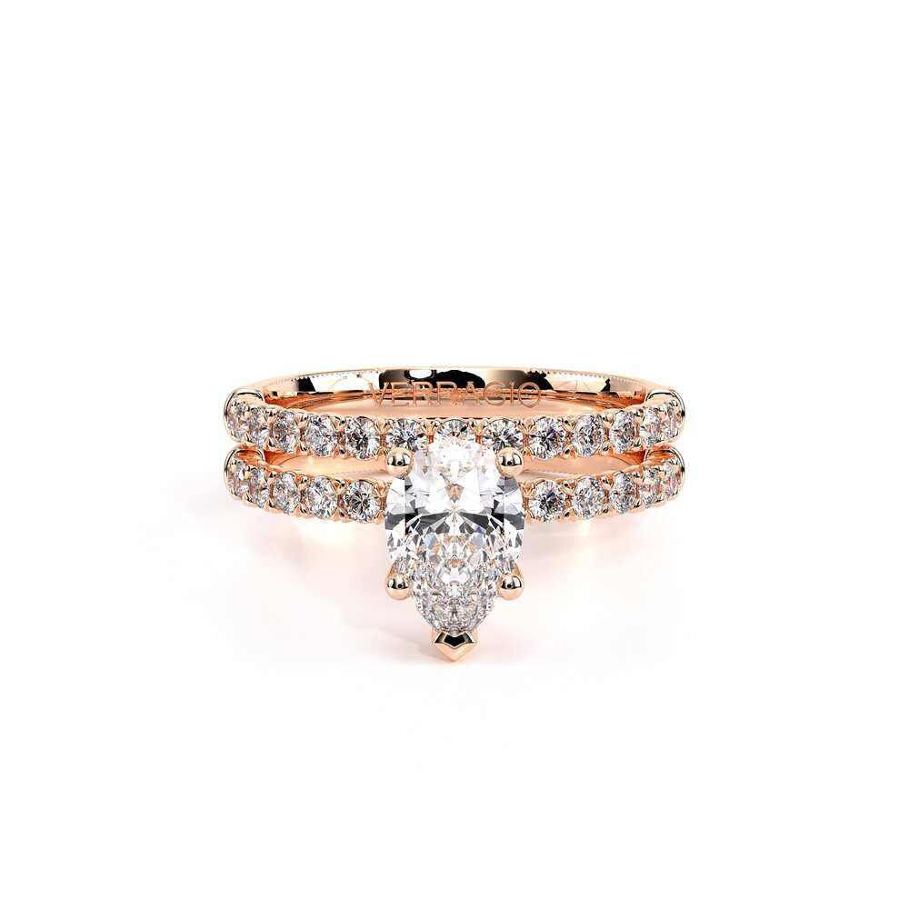 Renaissance-950PEAR20-14K Rose Gold Pear