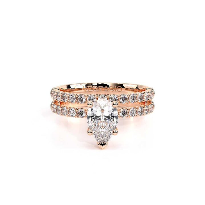 Renaissance-950PEAR20-14K Rose Gold Pear