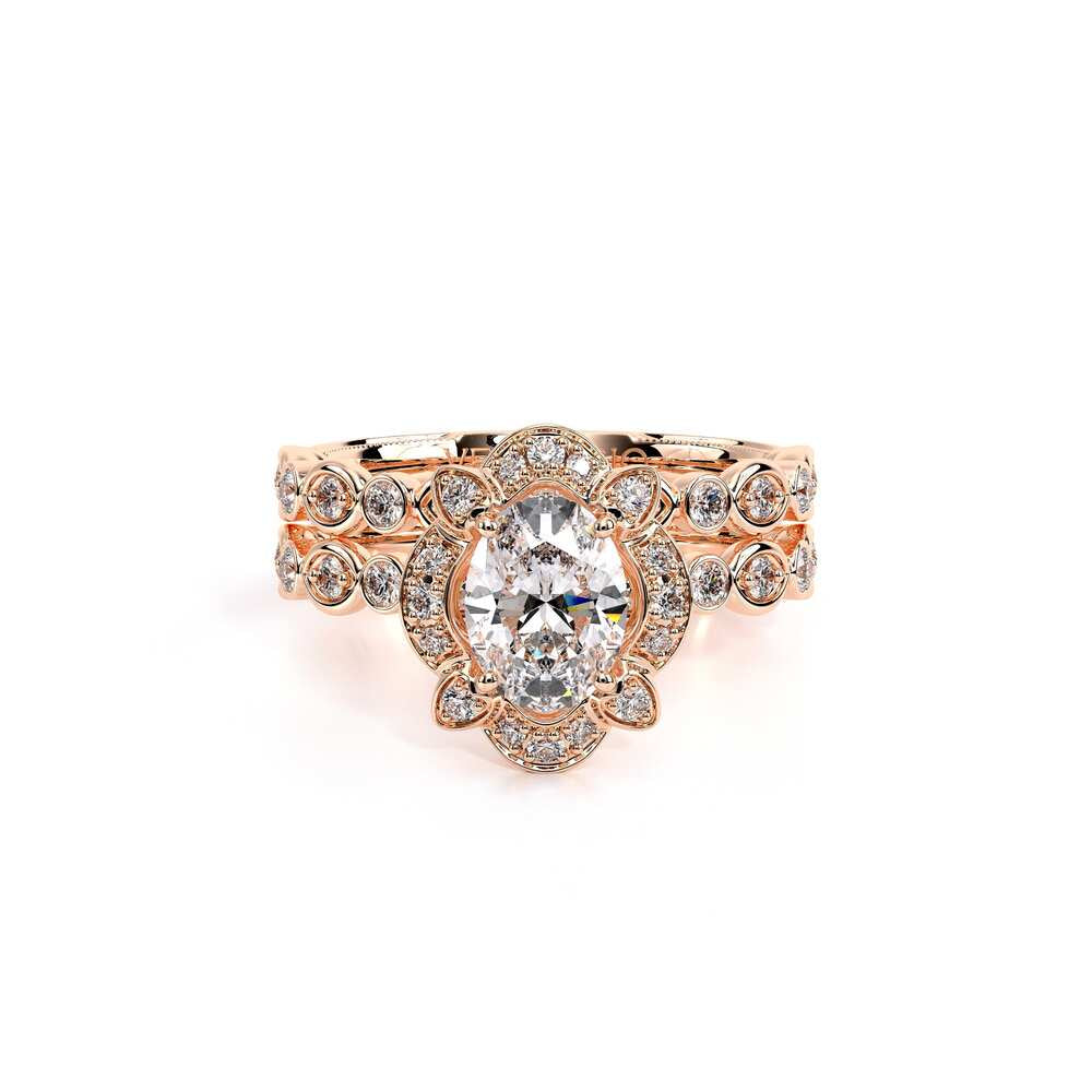 Renaissance-977ov-18k Rose Gold Oval