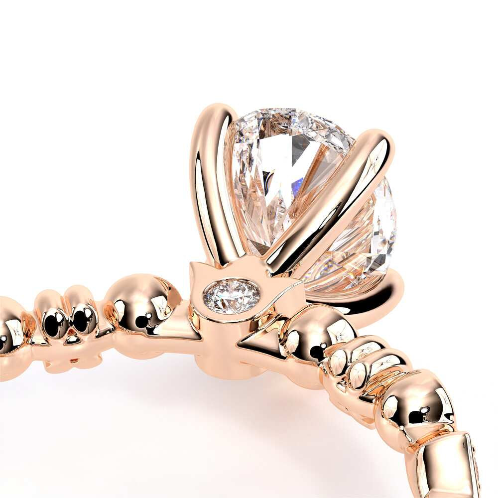 Renaissance-973-Pear-14k Rose Gold Pear