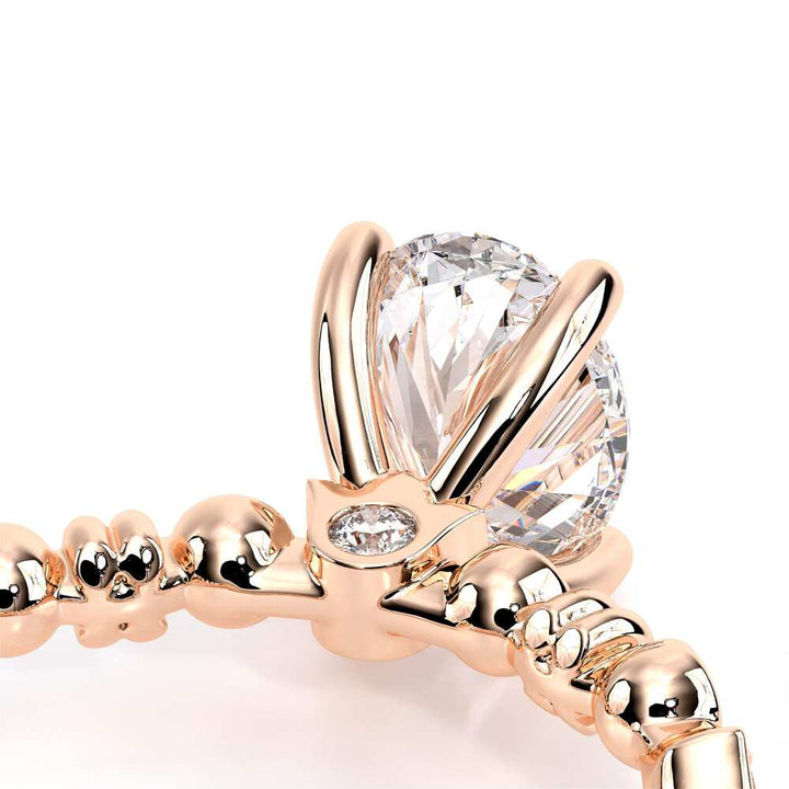 Renaissance-973-Ov-14k Rose Gold Oval